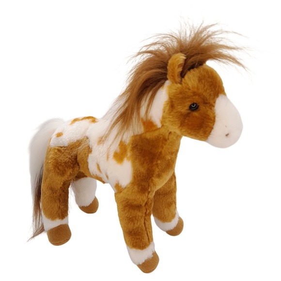 Douglas Other - Douglas Pinto Pony Plush Standing Horse Toy Tan White Spotted 10" Stuffed Animal